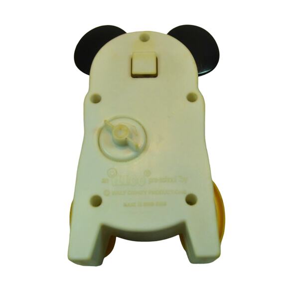 Vintage Illco Pre School Windup Musical Mickey Mouse Peek-A-Boo Toy - Picture 3 of 5